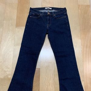 J Brand Blue Martini Mid Rise Skinny Flare Jeans